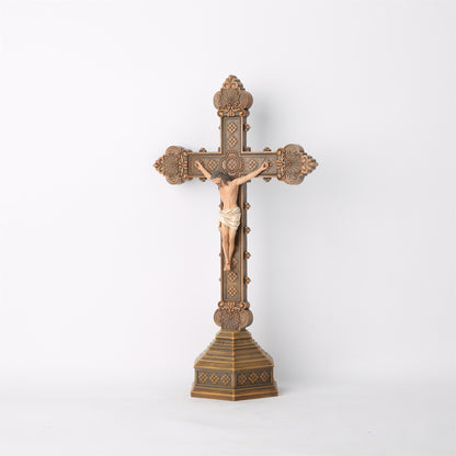 BC Catholic Crucifix Standing Cross