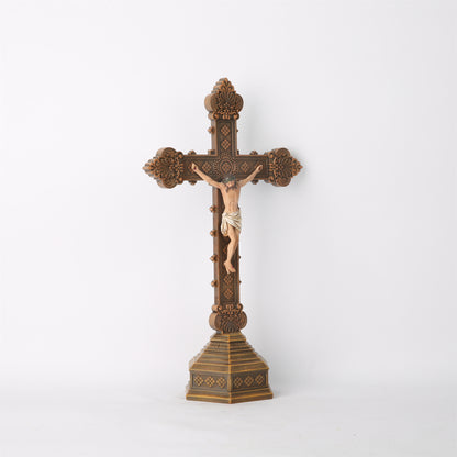 BC Catholic Crucifix Standing Cross